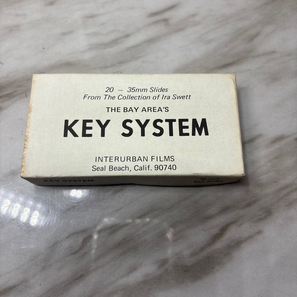 Vintage Bay Area Key System Interurban 35mm Slides Set of 20
